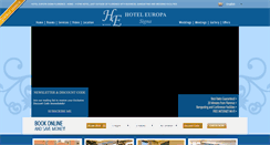 Desktop Screenshot of hoteleuropasigna.it